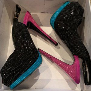 STEVE MADDEN - MASQRAID - Multi Glitter (Size 8)